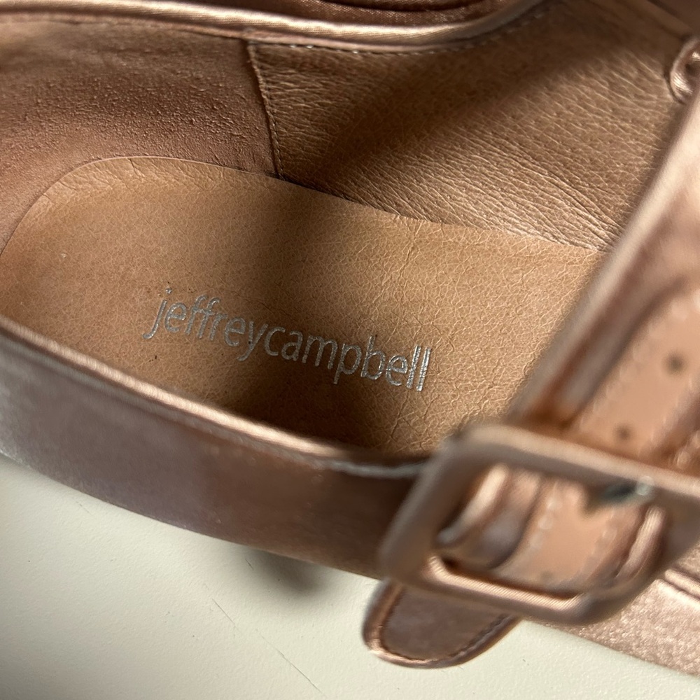 Jeffrey Campbell Rose Gold Flats - Picture 6 of 6